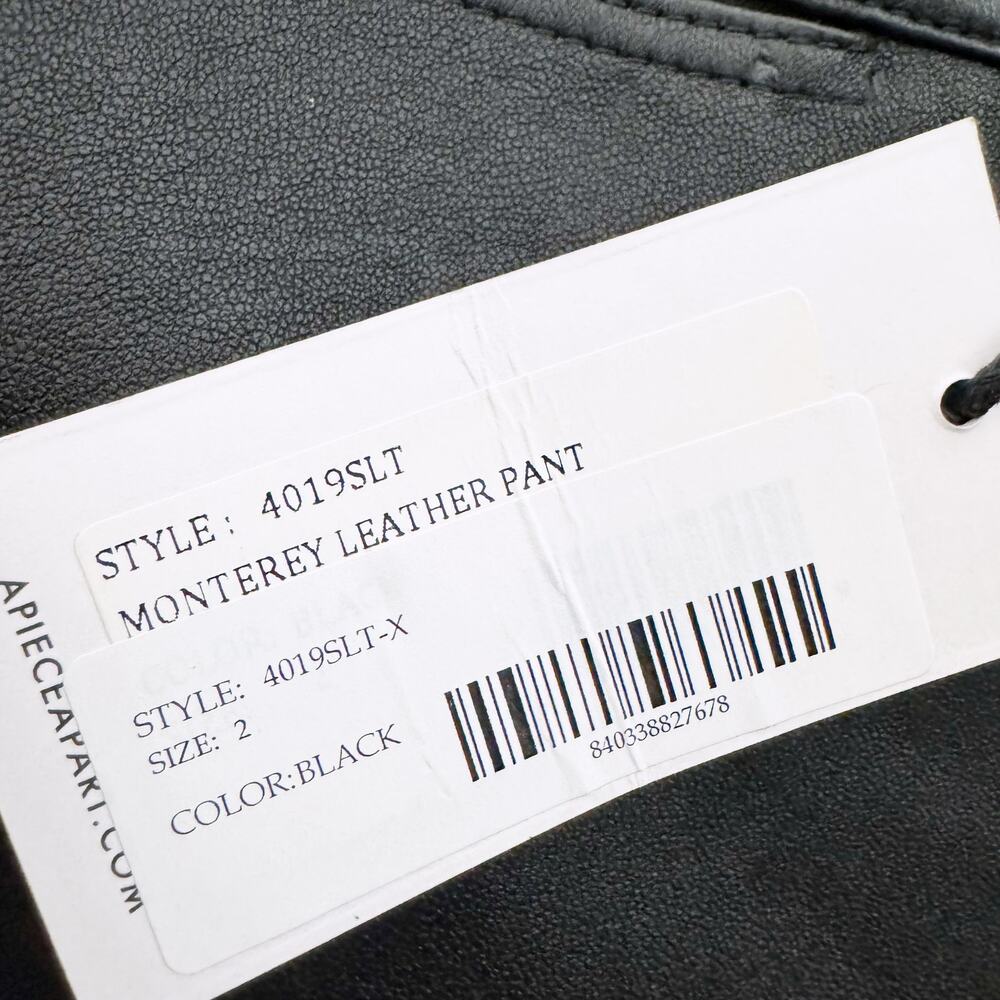 Apiece Apart Monterey Leather Pants in Black (Size 2) - Picture 7 of 13